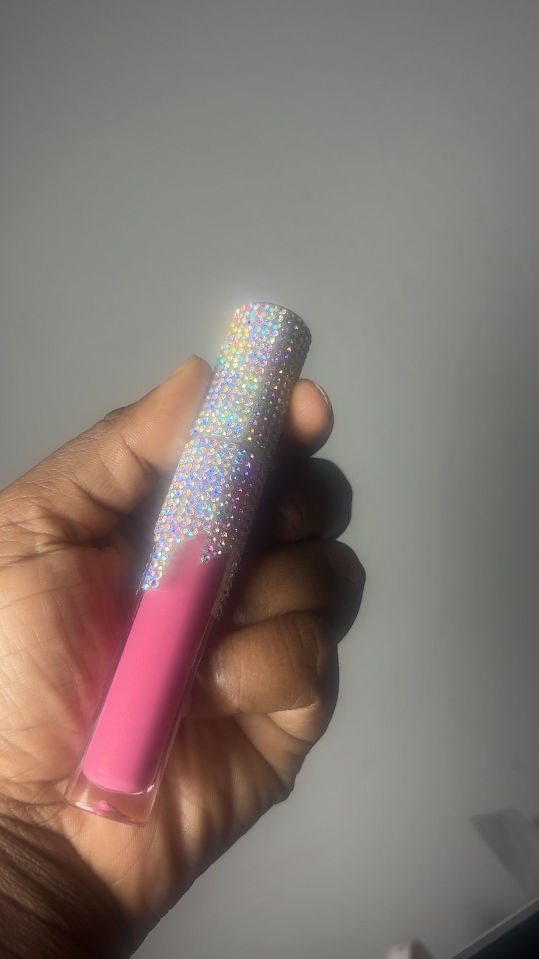 Lipgloss pink glitter ✨